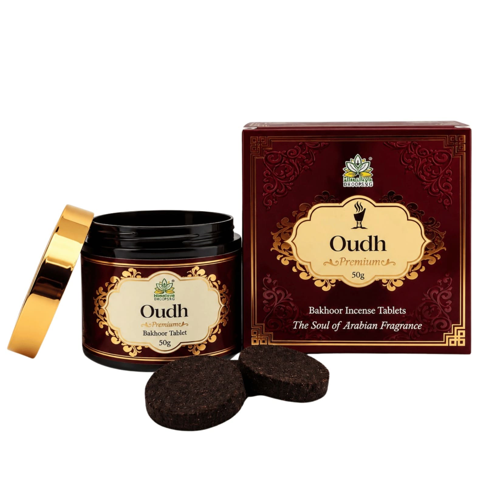 Tableta Himalaya Oudh Premium Bakhoor-50g